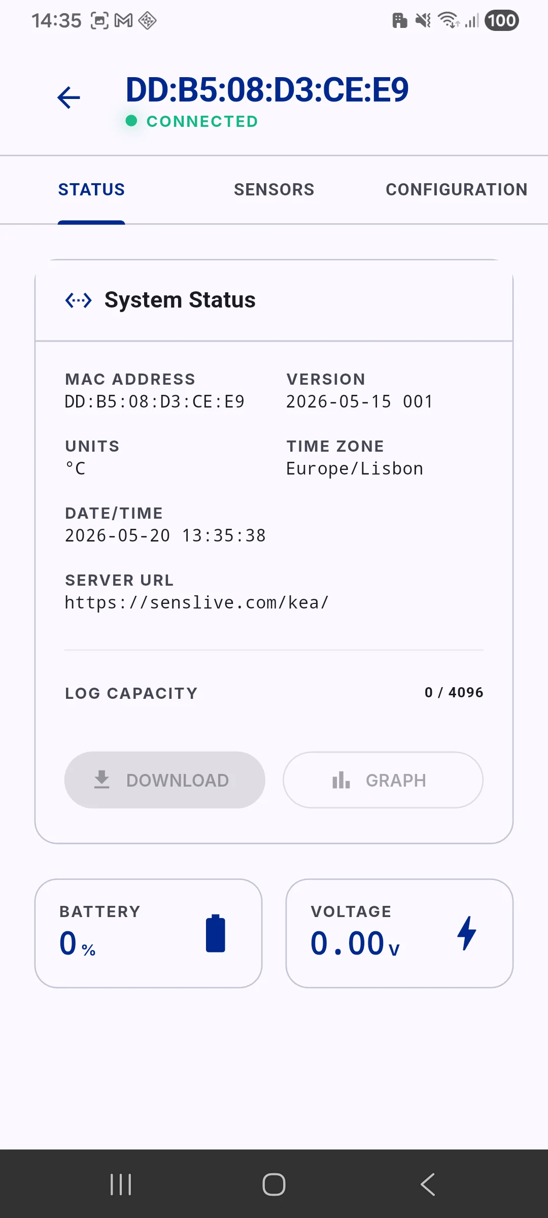 Kea Tracker screenshot